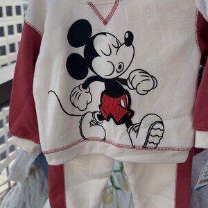 DISNEY BABY Mickey 2-set Fleece Lined
